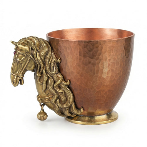 CopperMenagerie Horse Cup