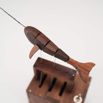 Wooden Whale Automaton