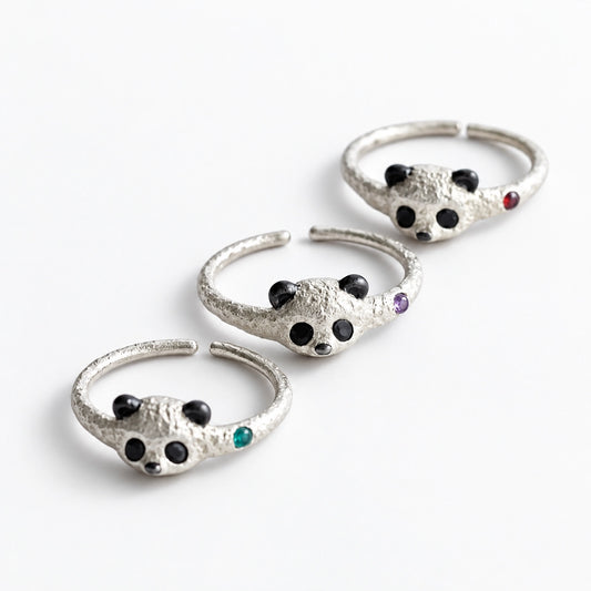 Lazy Panda Cuddling - Ring