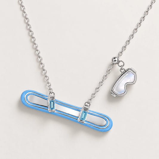 Playline Snowboard Necklace
