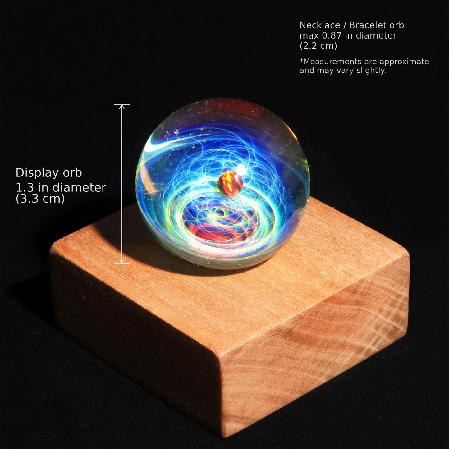 CosmoWhirl Orb — A Tiny Universe Made by Flame