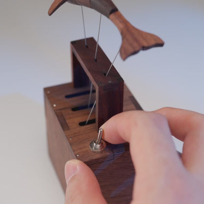 Wooden Whale Automaton