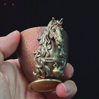 CopperMenagerie Horse Cup
