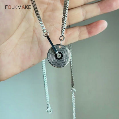 Almost Real Vinyl Record Necklace