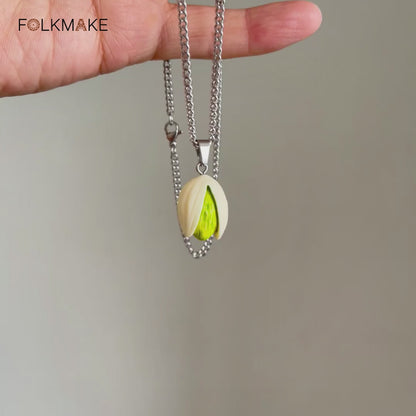 Almost Real Pistachio Necklace