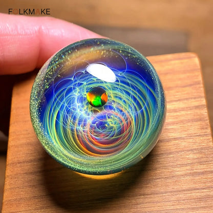 CosmoWhirl Orb — A Tiny Universe Made by Flame